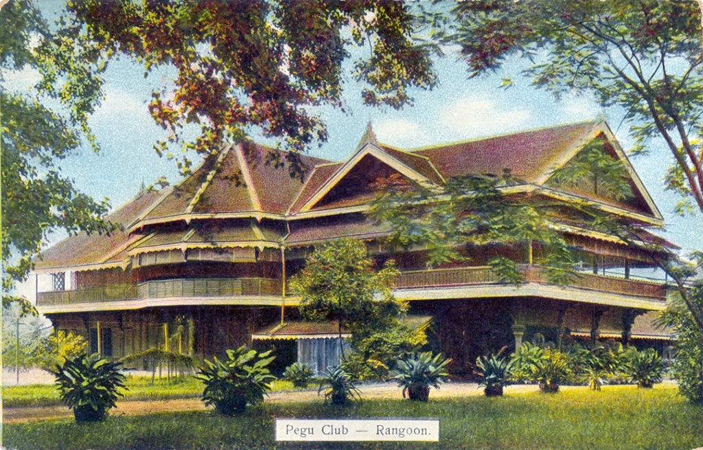 Pegu Club postcardwikipedia 1024x655 - Top 10 Colonial Buildings In Yangon, Myanmar